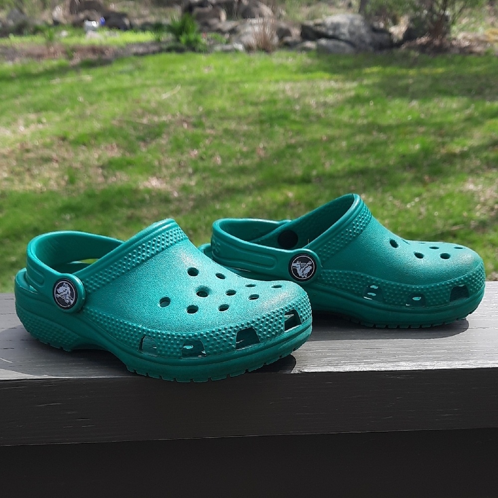 Crocs Kids Classic Clog - Green